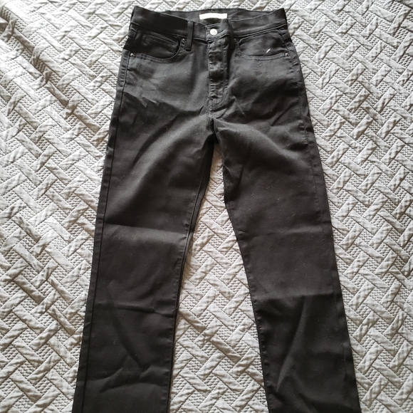 Brand New Size 30 Regular Levi's 724 High Rise Slim Straight Leg Jeans - Picture 2 of 3